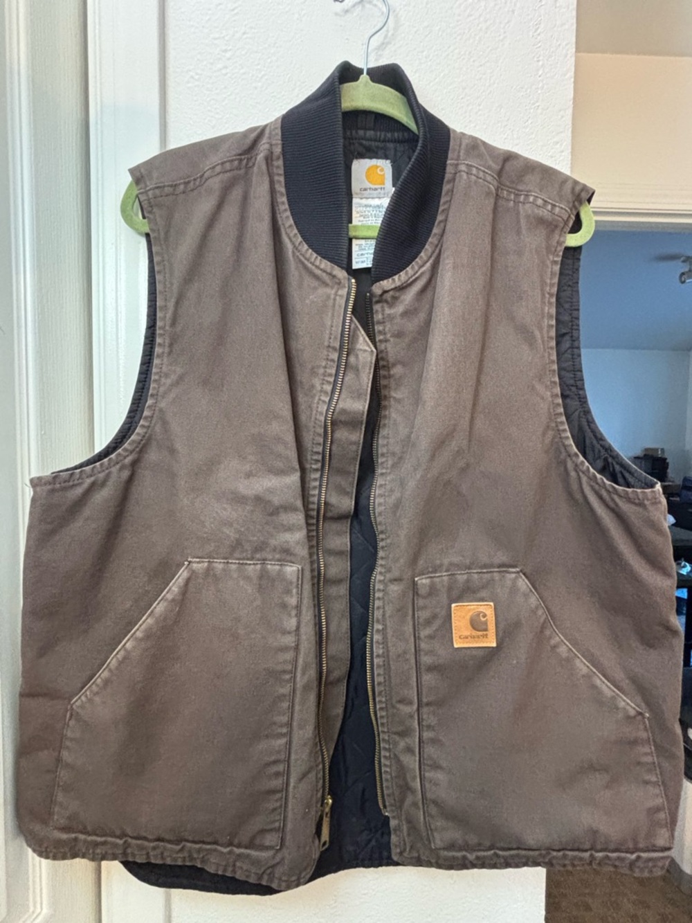 Gray Vintage Carhart Vest